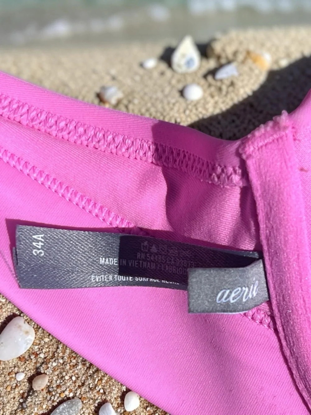 Aerie  Pink Push-Up Swim Top & Bikini Bottom Set - Picture 15 of 16